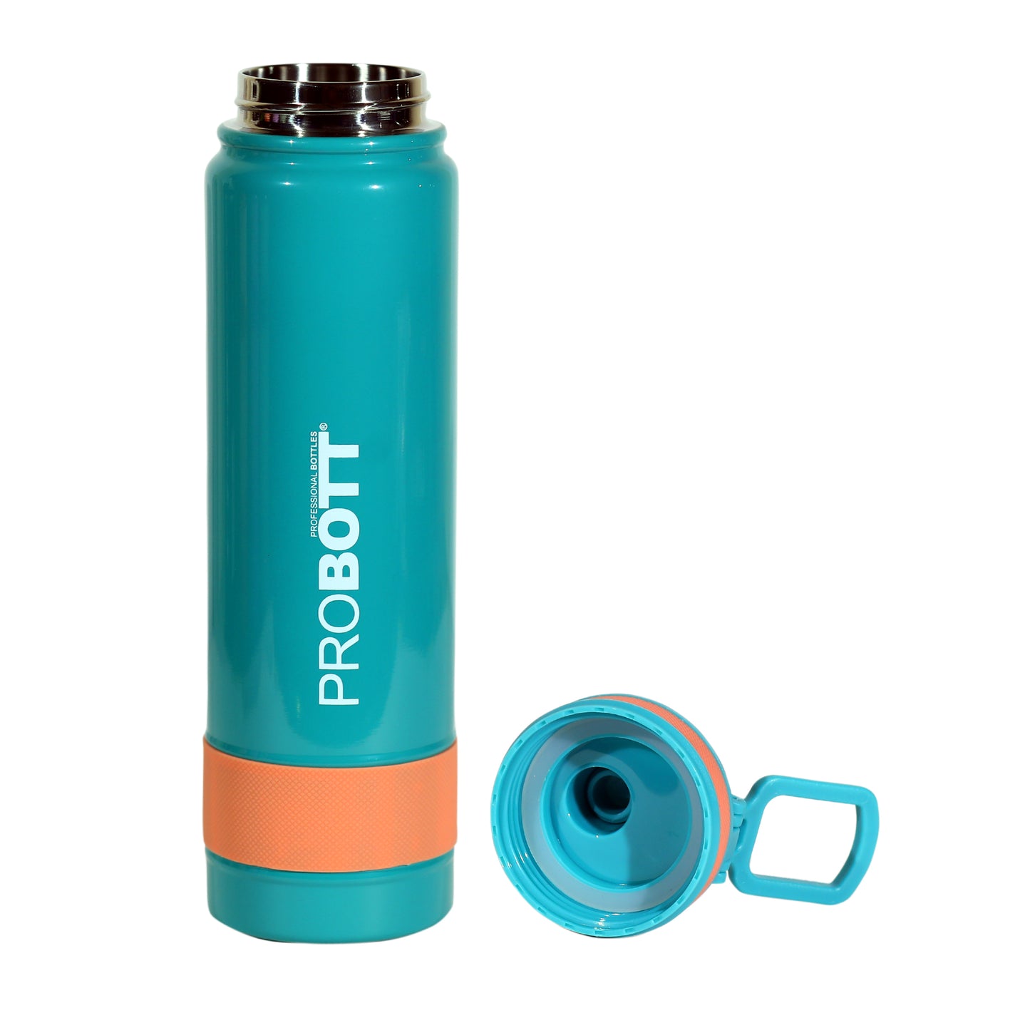 Probott Rainbow 700ml Thermoses Vacuum Insulated Flask Sipper Bottle, Stainless Steel Water Bottles, Green