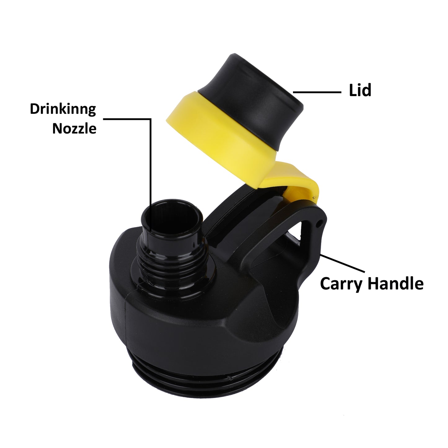 Probott Alpha 620ml Thermoses Vacuum Insulated Flask Sipper Bottle, Stainless Steel Water Bottles, Yellow