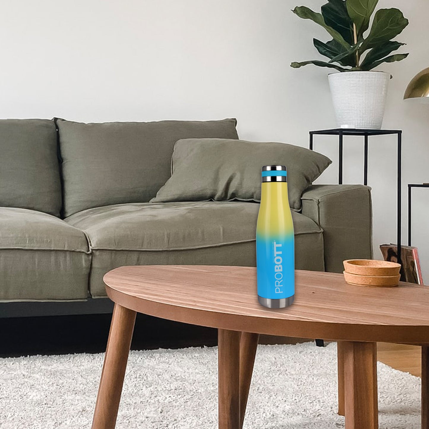 Probott Companion 750ml Stainless Steel Water Bottles, Thermoses Vacuum Insulated Flask, Blue