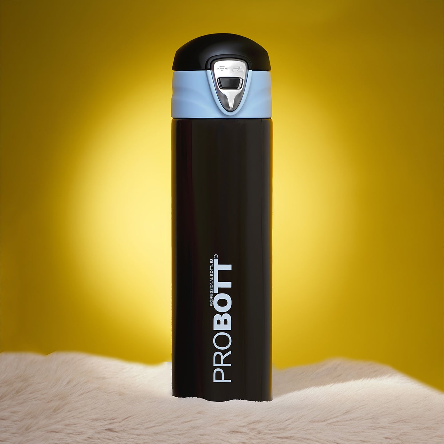 Probott Swift 750ml Thermoses Vacuum Insulated Flask Bottle, Stainless Steel Water Bottles, Dark Brown | Wide Mouth | Flip Top Cap | Hot and Cold | Leak Proof