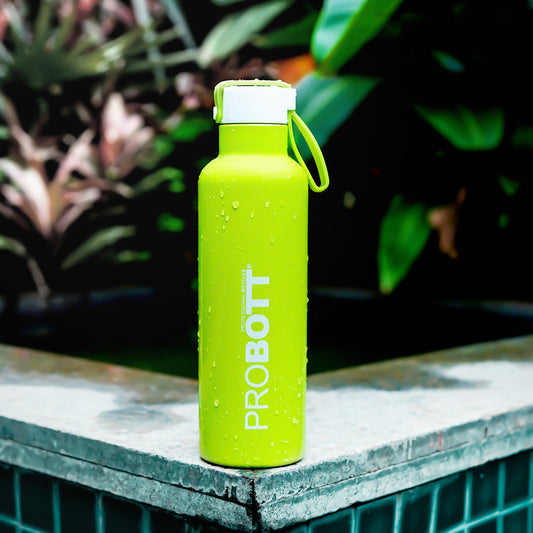 Probott Bang 750ml Thermoses Vacuum Insulated Flask Sports Bottle, Stainless Steel Water Bottles, Light Green