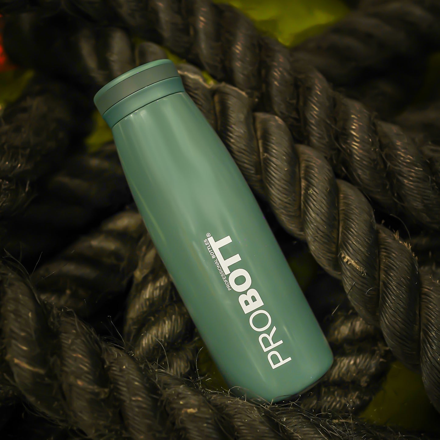 Probott Aquatic 1000ml Vacuum Insulated Flask Bottle, Stainless Steel Hot and Cold Water Bottles, Dark Green