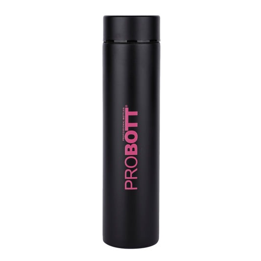 PROBOTT Compact 250ml Thermosteel Vacuum Flask, Stainless Steel Water Bottle - Pink