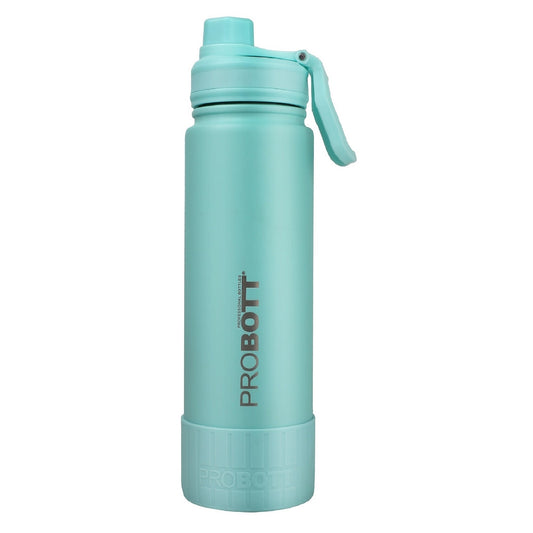 Probott Class 1000ml Thermoses Vacuum Insulated Flask Sipper Bottle, Stainless Steel Water Bottles, Greenish Blue