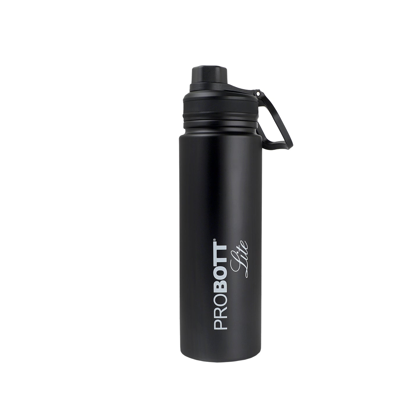 PROBOTT LITE Magic 950ml Single Wall Stainless Steel Water Bottle Without Vacuum Tech, Black