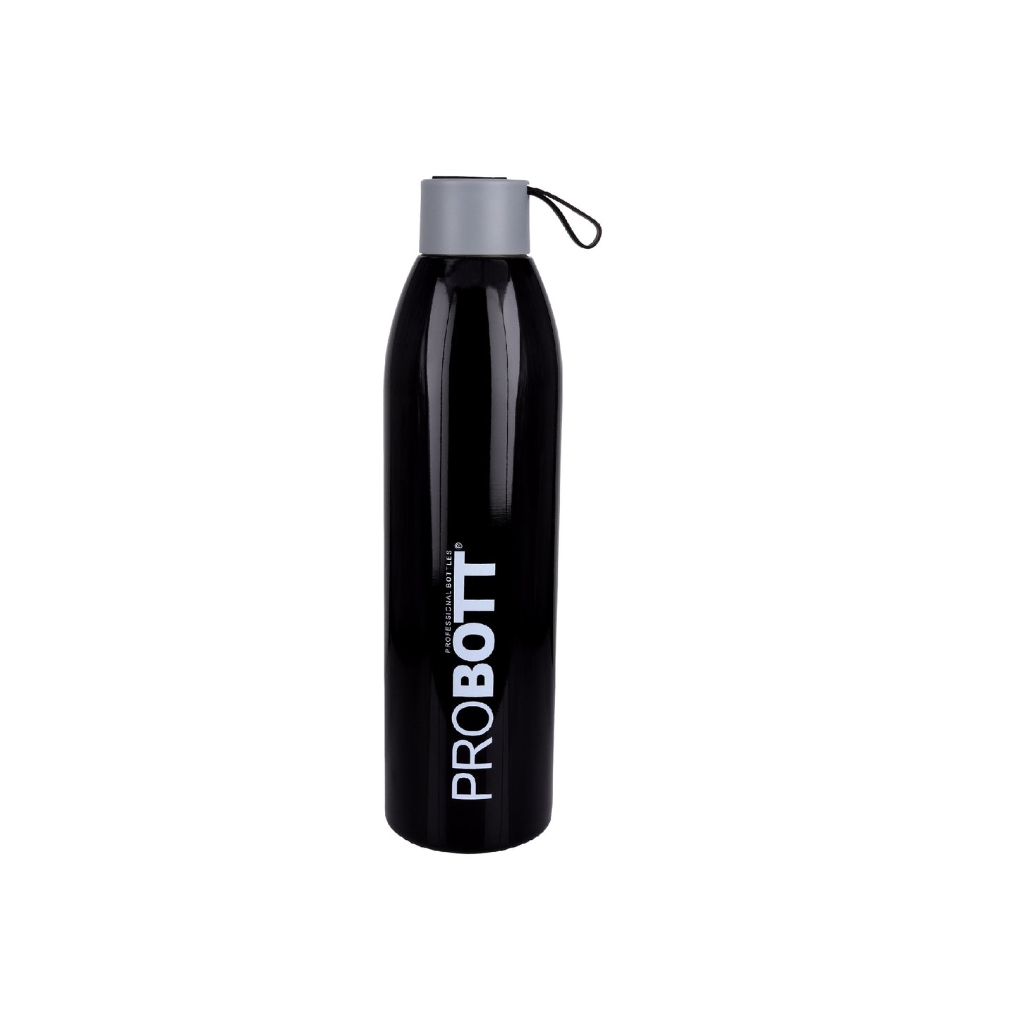 Probott Vogue 500ml Thermoses Vacuum Insulated Flask Screw Cap Stainless Steel Water Bottles, Black