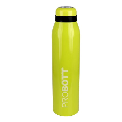 Probott Drops Water Bottle, Stainless Steel Water Bottles, Vacuum Insulated Flask Bottles, 750 ml, Yellow