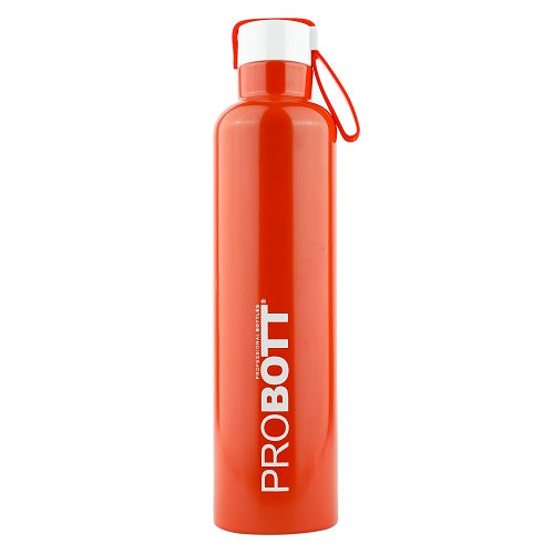 Probott Bang 900ml Thermoses Vacuum Insulated Flask Sports Bottle, Stainless Steel Water Bottles, Orange