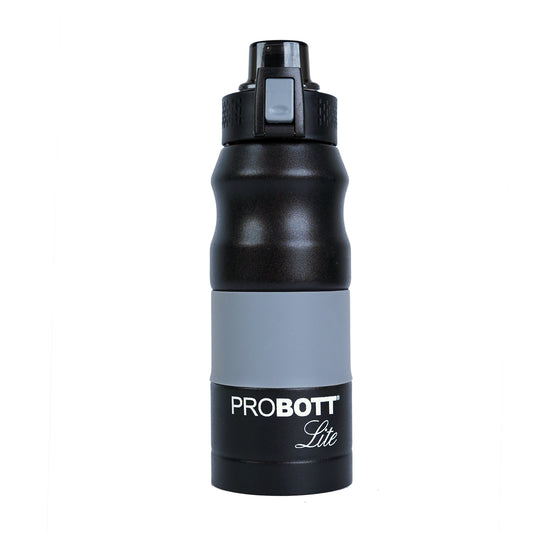 PROBOTT LITE Bliss 700ml Single Walled Stainless Steel Water Bottle, Black