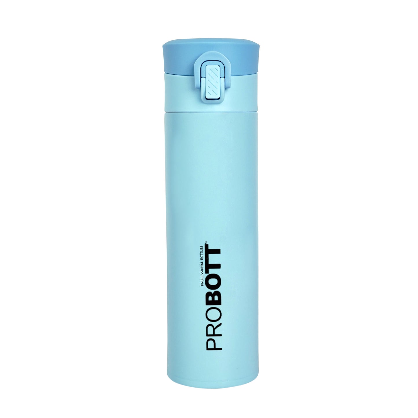 Probott Gliter 300 ml Travel Flask, Blue | Thermoses Hot or Cold Vacuum Insulated Stainless Steel | Flip Top Cap