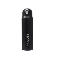 Probott Trek 800ml Thermoses Vacuum Insulated Flask Sipper Bottle, Stainless Steel Water Bottles, Black