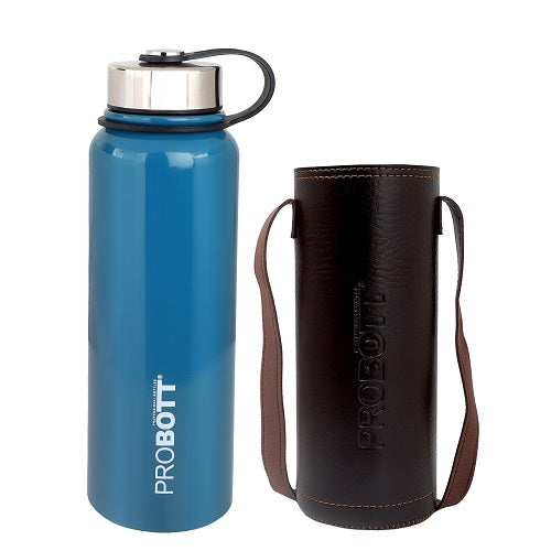 Probott Hulk 1500ml Stainless Steel Hot & Cold Water Bottle, Vacuum Insulated Flask Bottles, Blue