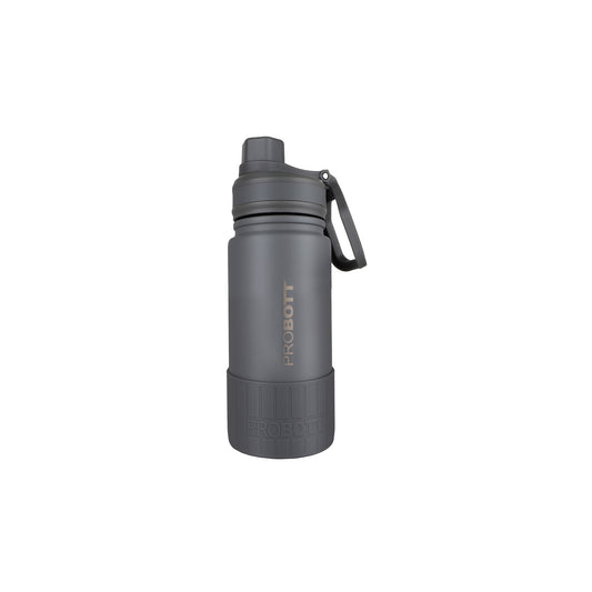 Probott Class 480ml Thermoses Vacuum Insulated Flask Bottle for 4-7 Yrs Kids, Stainless Steel Water Bottles, Grey