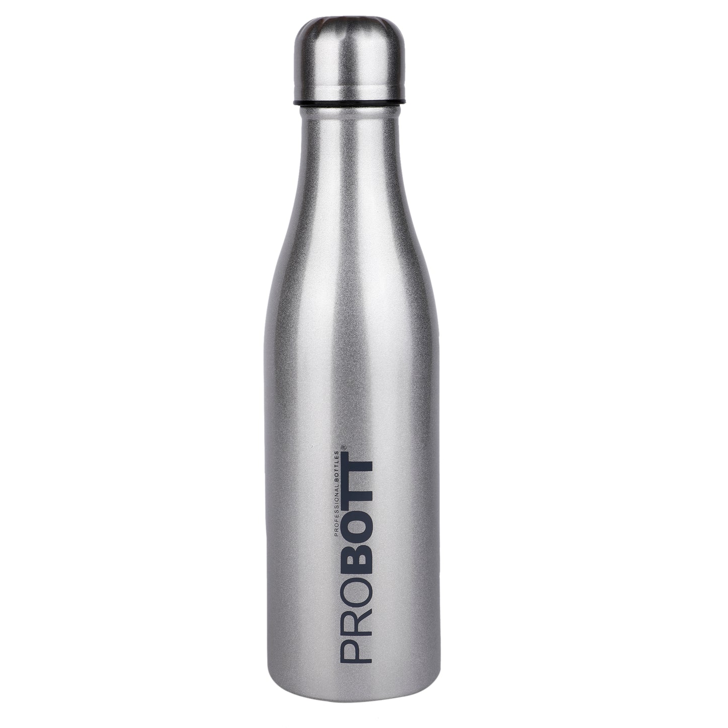 Probott Vintage 500ml Thermoses Vacuum Insulated Flask, Stainless Steel Water Bottles, Silver