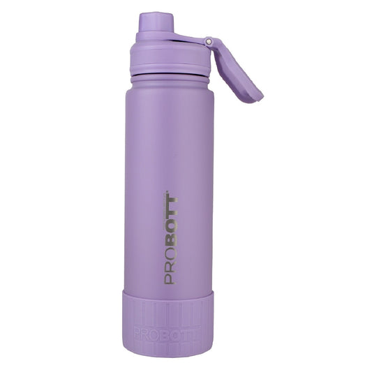 Probott Class 1000ml Thermoses Vacuum Insulated Flask Sipper Bottle, Stainless Steel Water Bottles, Purple