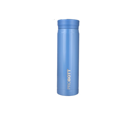 Probott Wow 280ml Stainless Steel Vacuum Insulated Flask for Kids | Perfect Water Bottle for Baby, Blue | Easy to Open & Carry