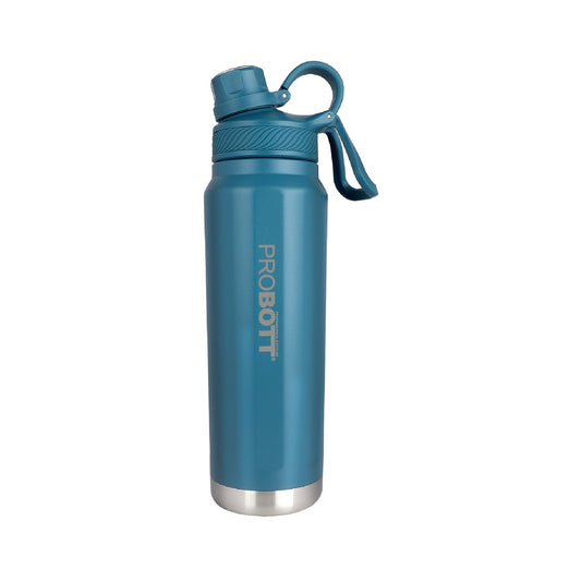 Probott Tourister 750ml Hot & Cold Vacuum Insulated Flask Sipper Bottle, Navy Blue