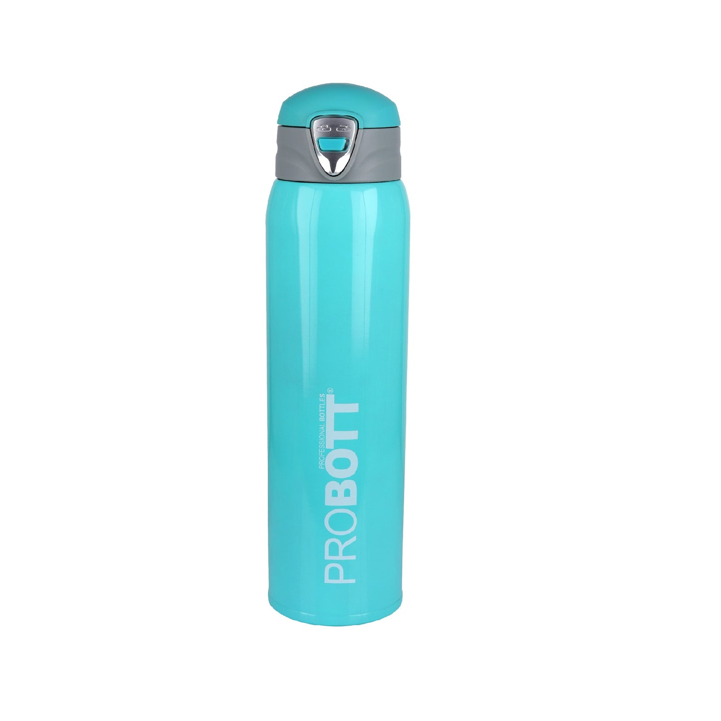 Probott Swift 500ml Thermoses Vacuum Insulated Flask Bottle, Stainless Steel Water Bottles, Sky Blue | Wide Mouth | Flip Top Cap | Hot and Cold | Leak Proof