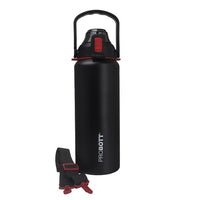 Probott Mount Stainless Steel Hot and Cold 1500ml Water Bottle, Vacuum Insulated Flask Bottle, Black