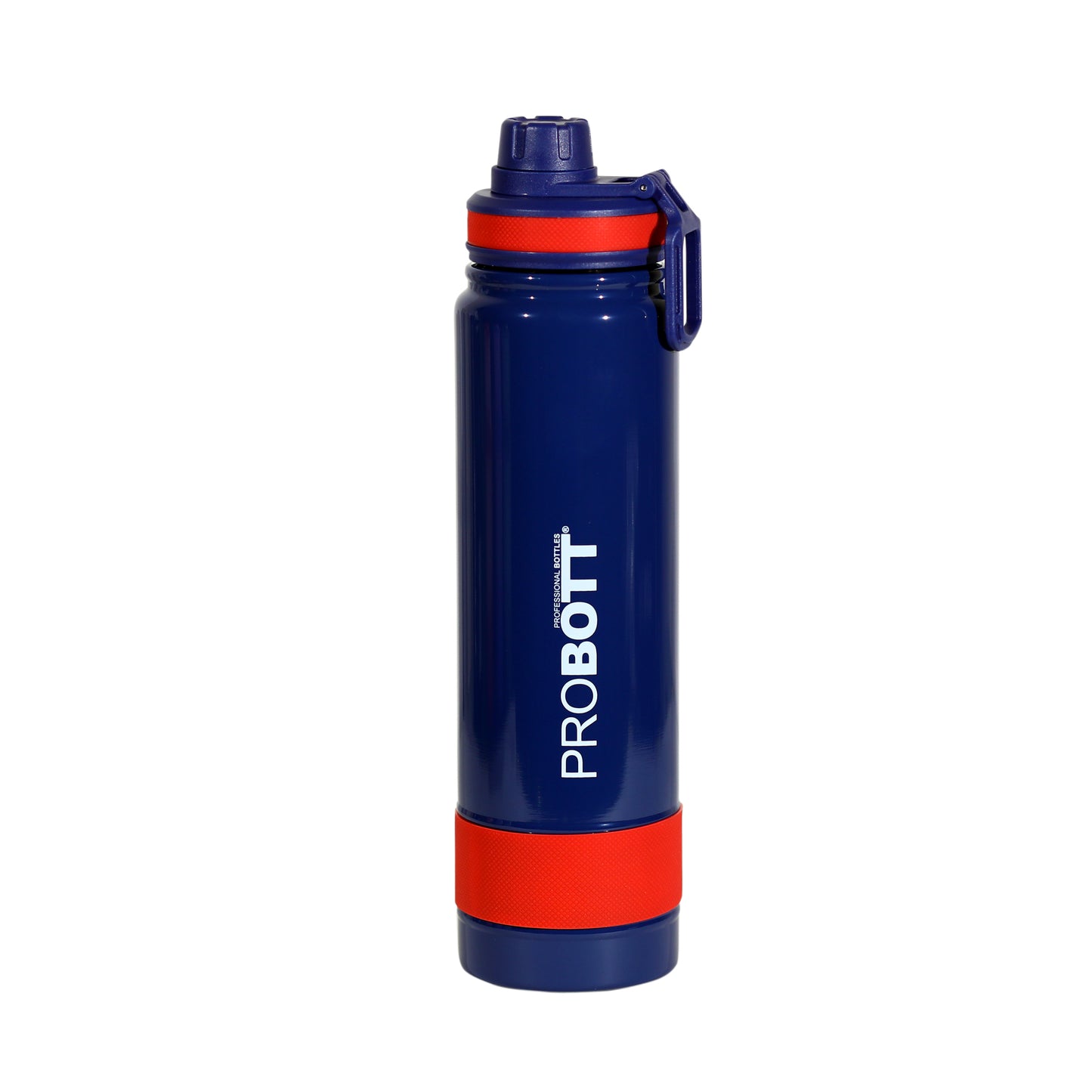 Probott Rainbow 700ml Thermoses Vacuum Insulated Flask Sipper Bottle, Stainless Steel Water Bottles, Dark Blue