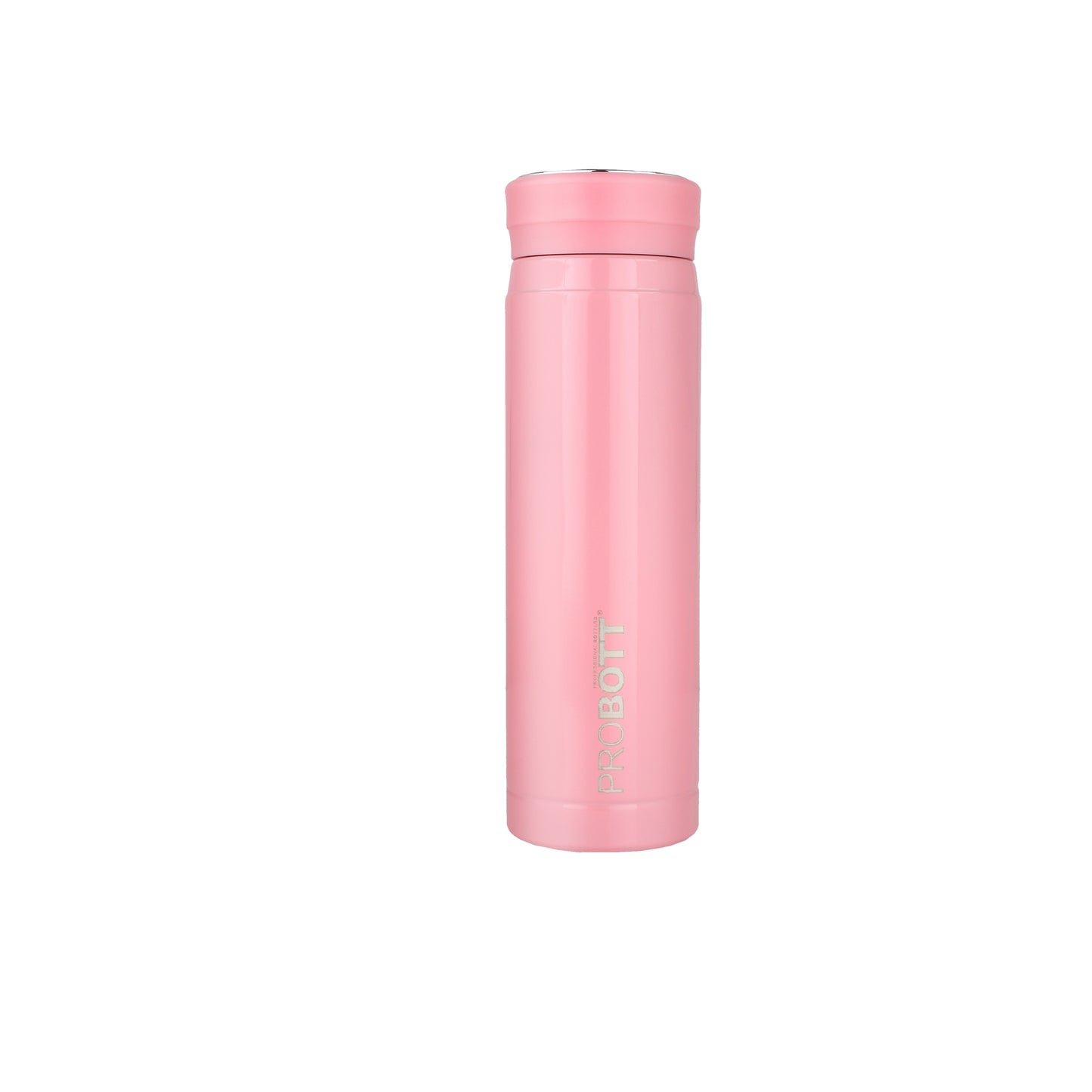 Probott Wow 280ml Stainless Steel Vacuum Insulated Flask for Kids | Perfect Water Bottle for Baby, Pink | Easy to Open & Carry