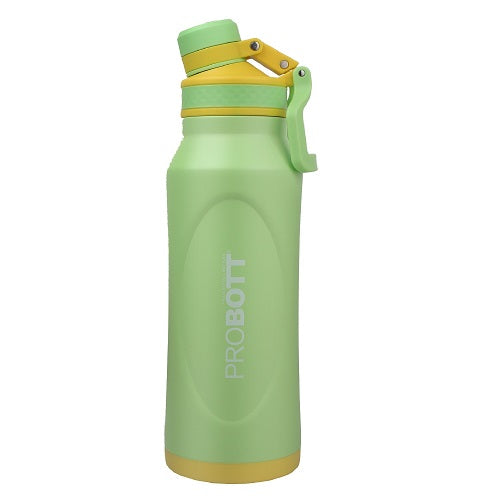 Probott Life Style Stainless Steel Hot and Cold 1200ml Water Bottle, Vacuum Insulated Flask Bottle, Green