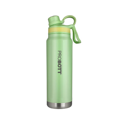 Probott Tourister 550ml Hot & Cold Vacuum Insulated Flask Sipper Bottle, Light Green