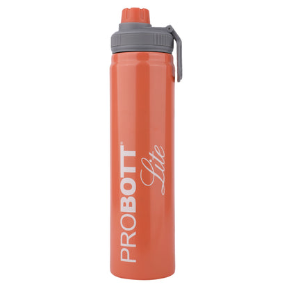 PROBOTT LITE SIP 1000ml Single Walled Stainless Steel Water Bottle, Orange