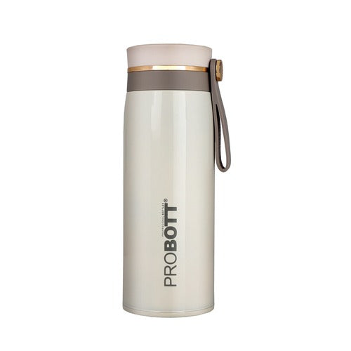 Probott Shine Water Bottle, Stainless Steel Vacuum Insulated Flask Bottle, 270ml, Grey