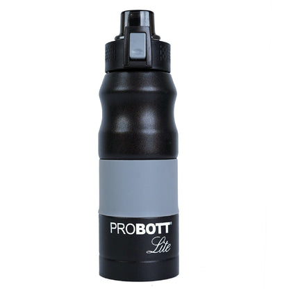 PROBOTT LITE Bliss 850ml Single Walled Stainless Steel Water Bottle, Black