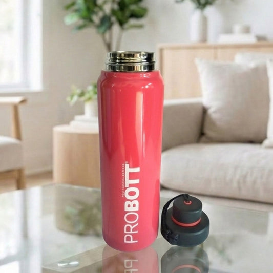 Probott Sippy 750 ml Stainless Steel Water Bottles, Vacuum Insulated Flask Bottles, Red | Hot and Cold | Easy to Carry | Leak Proof