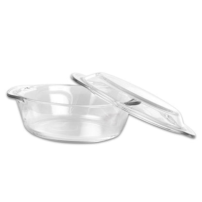 PROBOTT Vetroware Borosilicate Glass Casserole for Roti Chapati