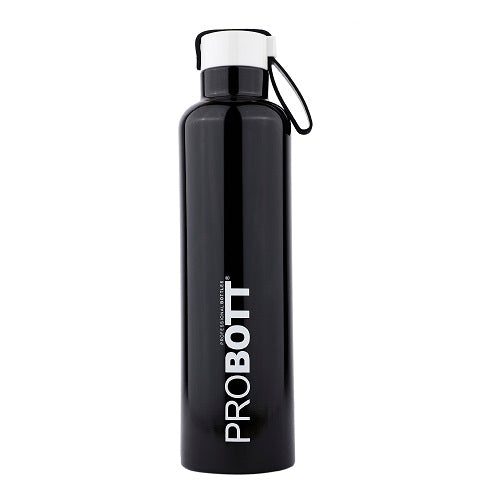 Probott Bang 900ml Thermoses Vacuum Insulated Flask Sports Bottle, Stainless Steel Water Bottles, Black