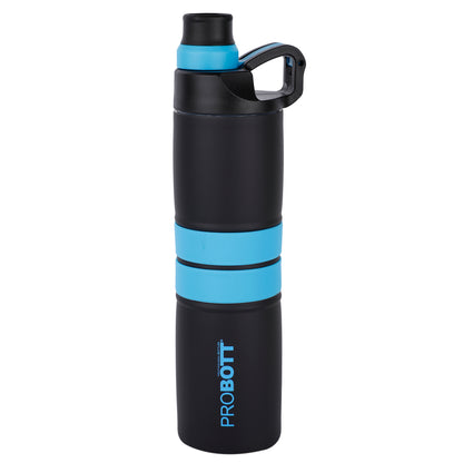 Probott Alpha 620ml Thermoses Vacuum Insulated Flask Sipper Bottle, Stainless Steel Water Bottles, Blue