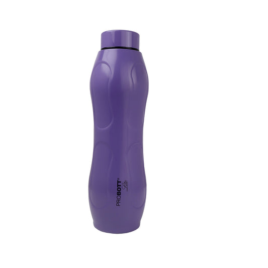 PROBOTT LITE Ocean 950ml Single Wall Stainless Steel Water Bottle Without Vacuum Tech, Purple