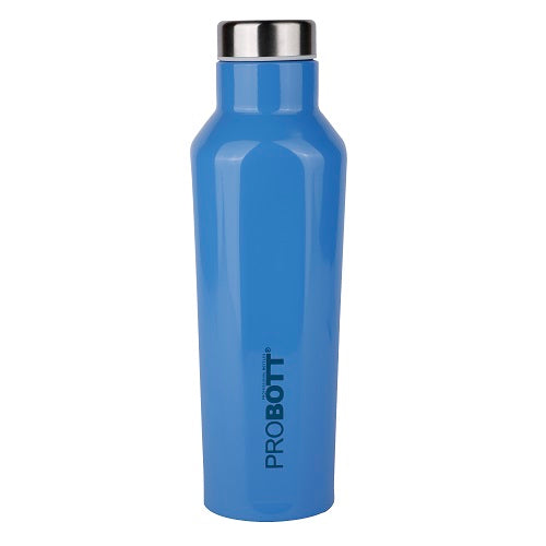 Probott Dome Water Bottle, Stainless Steel Water Bottles, Vacuum Insulated Flask Bottles, 500 ml, Blue