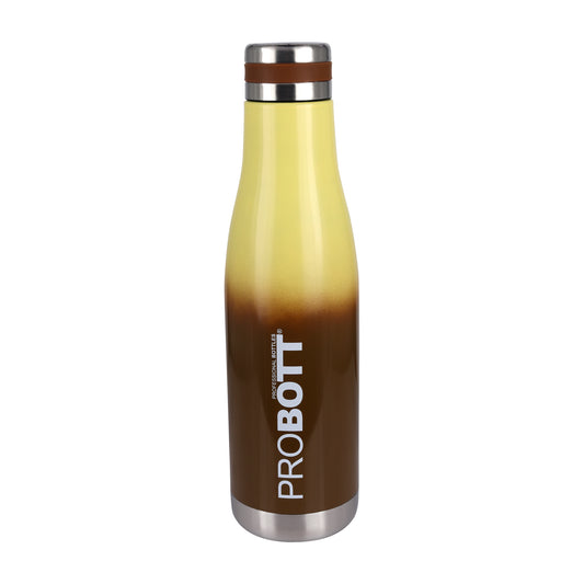 Probott Companion 1000ml Stainless Steel Water Bottles, Thermoses Vacuum Insulated Flask, Brown