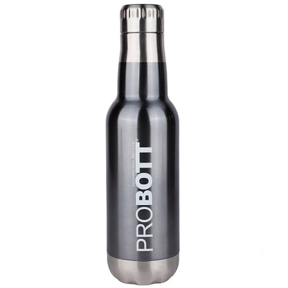 Probott Magnum Hot & Cold Stainless Steel Water Bottles, Vacuum Insulated Flask Bottles, 500 ml, Grey