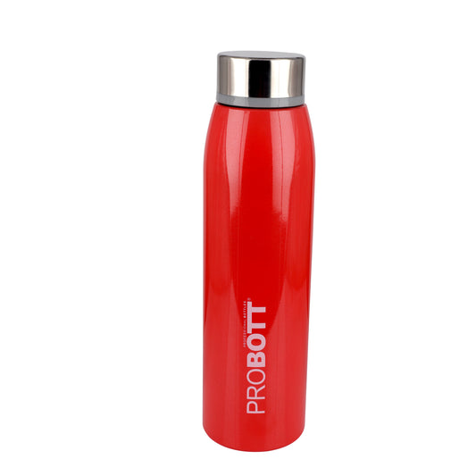 Probott Stella 750ml Thermoses Vacuum Insulated Flask Screw Cap, Stainless Steel Water Bottles, Red