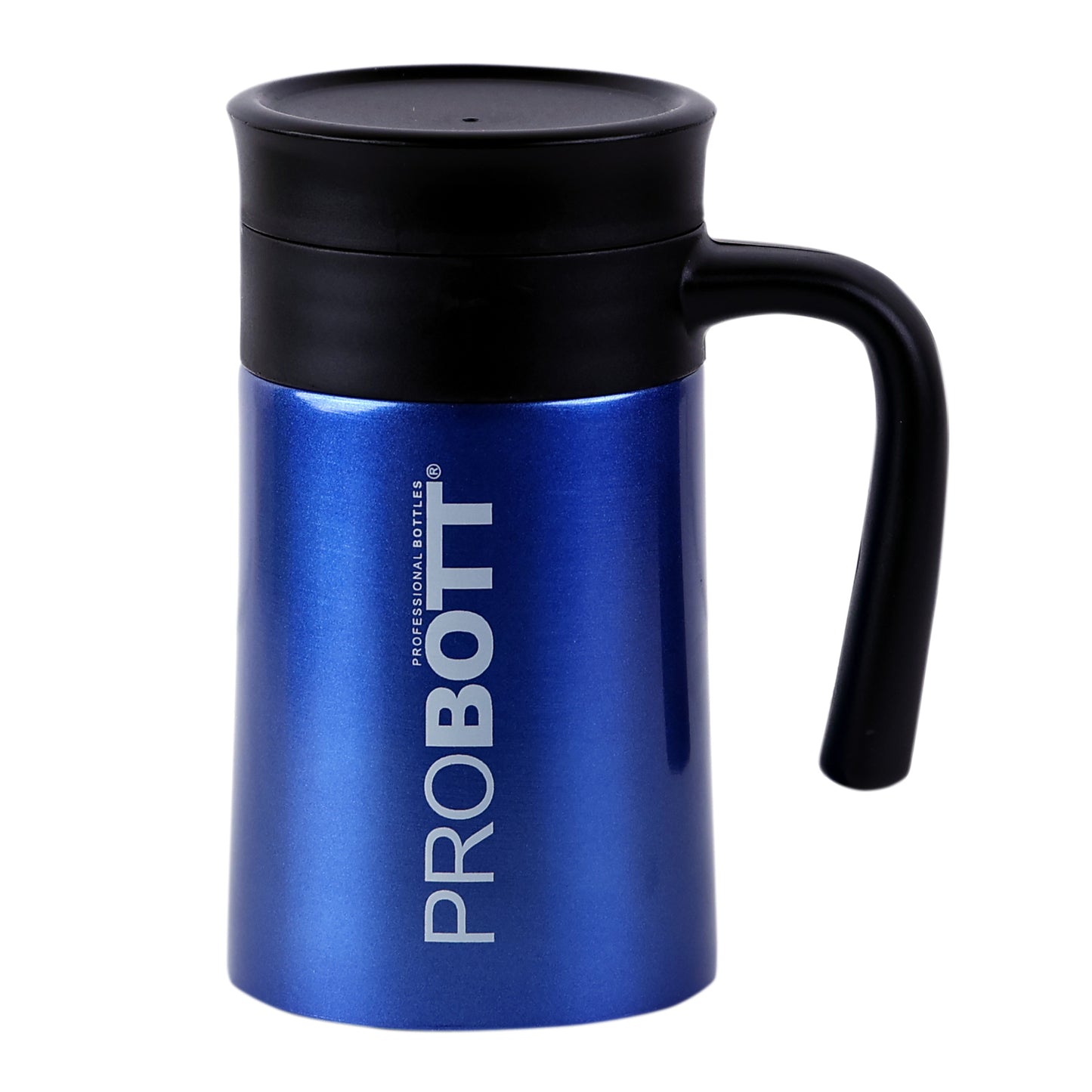 Probott Jazz 520ml Blue Vacuum Insulated Mug Stainless Steel Coffee Flask, Travel Flask