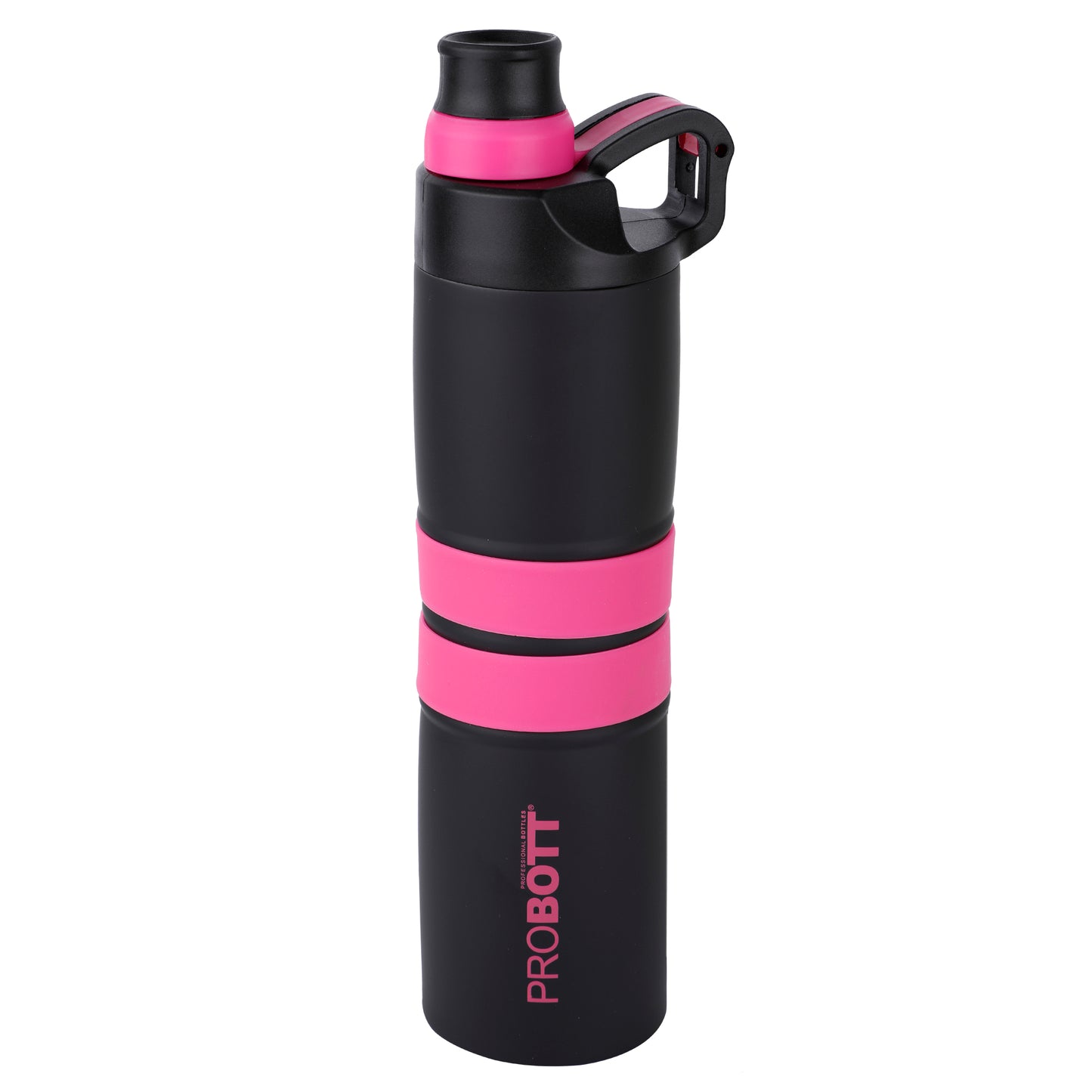 Probott Alpha 620ml Thermoses Vacuum Insulated Flask Sipper Bottle, Stainless Steel Water Bottles, Pink