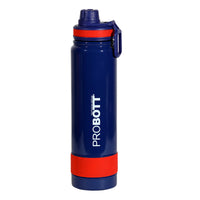 Probott Rainbow 900ml Thermoses Vacuum Insulated Flask Sipper Bottle, Stainless Steel Water Bottles, Dark Blue