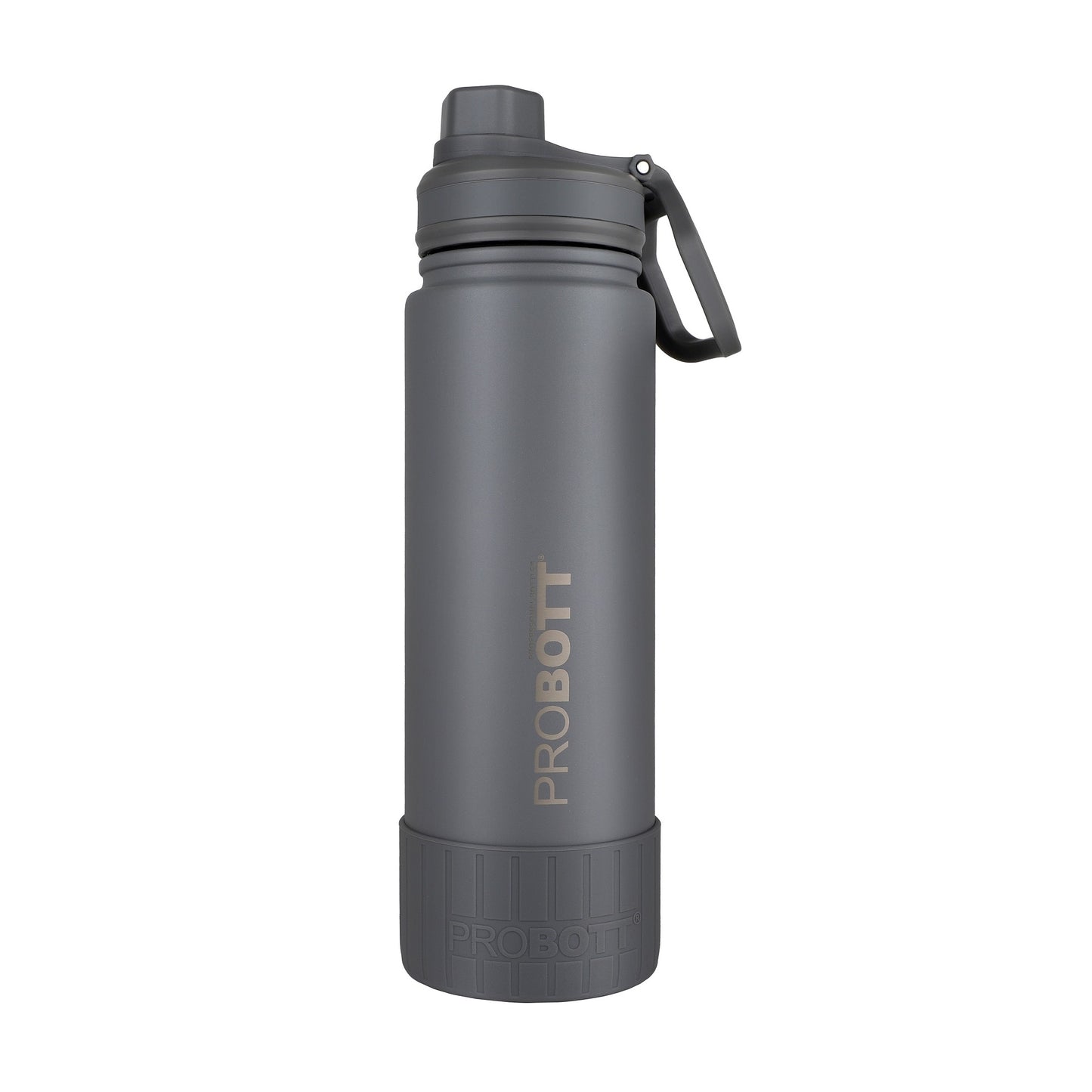 Probott Class 720ml Thermoses Vacuum Insulated Flask Sipper Bottle, Stainless Steel Water Bottles, Grey