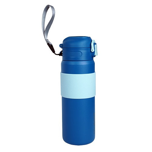 Probott Trek 600ml Hot & Cold Vacuum Insulated Flask Bottles, Blue