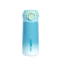 PROBOTT Swiss 350ml Stainless Steel Double Wall Vacuum Flask for 3-5 Yrs Kids | Hot and Cold Water Bottle, Blue