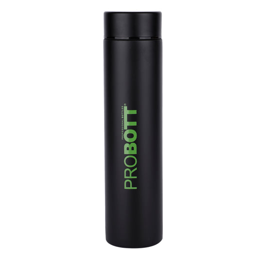 PROBOTT Compact 250ml Thermosteel Vacuum Flask, Stainless Steel Water Bottle - Green