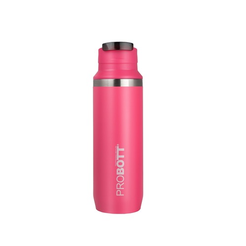 Probott Ninja 500ml Thermoses Vacuum Insulated Flask, Stainless Steel Water Bottles, Pink