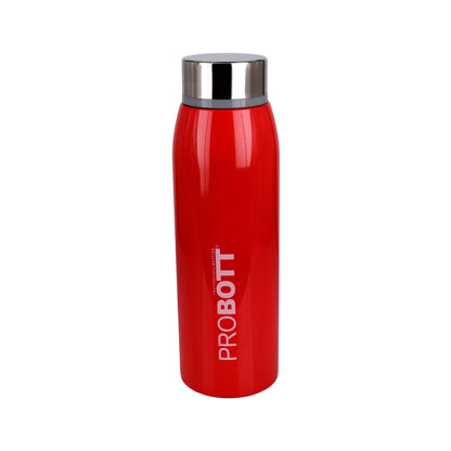 Probott Stella 500ml Thermoses Vacuum Insulated Flask Screw Cap, Stainless Steel Water Bottles, Red