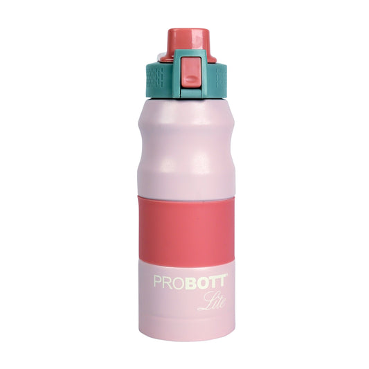 PROBOTT LITE Bliss 700ml Single Walled Stainless Steel Water Bottle, Pink