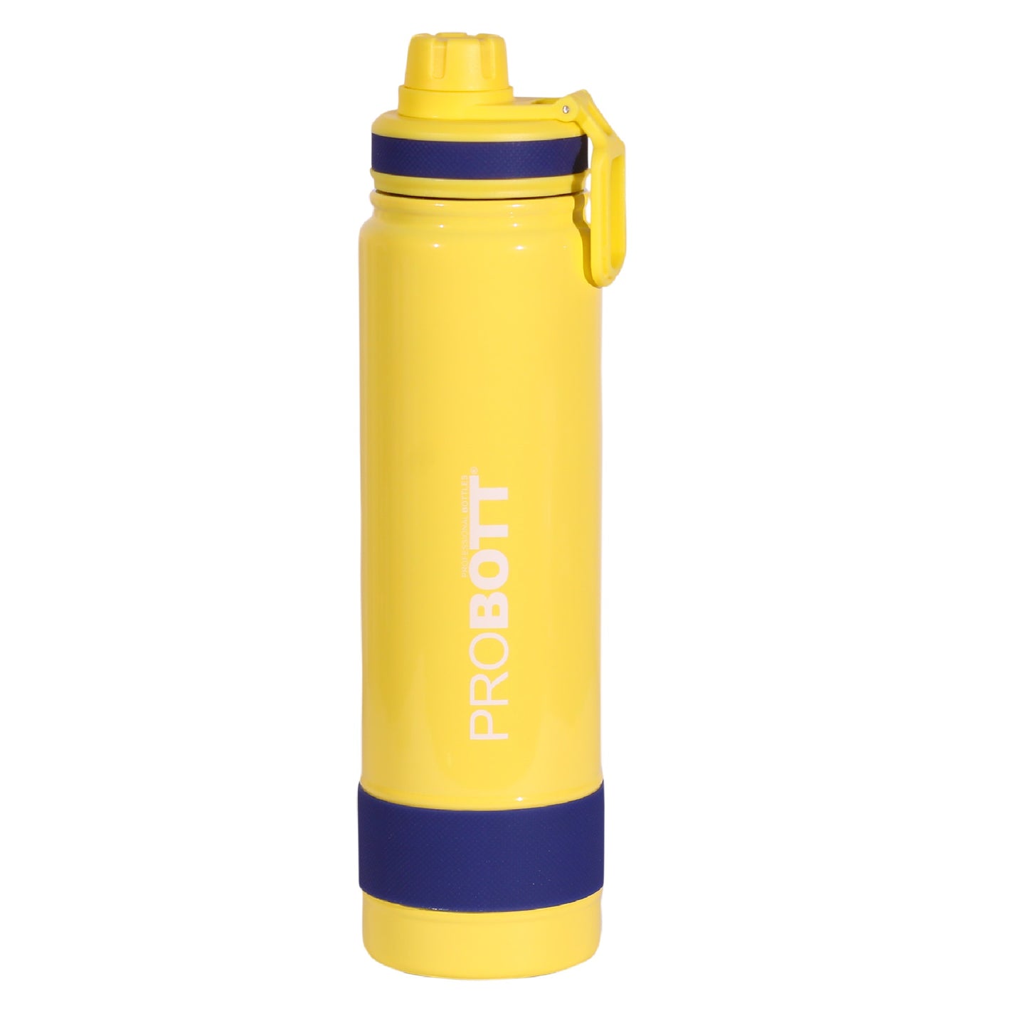 Probott Rainbow 900ml Thermoses Vacuum Insulated Flask Sipper Bottle, Stainless Steel Water Bottles, Yellow